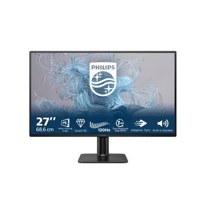 Monitor Philips 2000 Series 27E2N2500/00, 27", 2560x1440 Quad HD, i zi