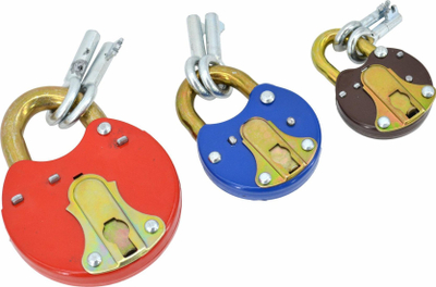 Kyç sigurie Awtools Mars Padlock, 50mm, çelës tubular, ngjyrë argjendi