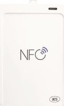 Lexues NFC ACS ACR1552U, USB, kompakt, i bardhë