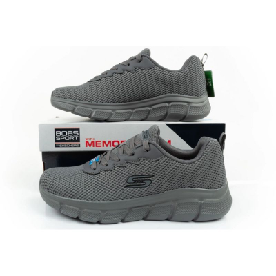 Atlete Skechers Bobs B Flex Chill Edge M 118106/DKGY, Memory Foam, gri e errët
