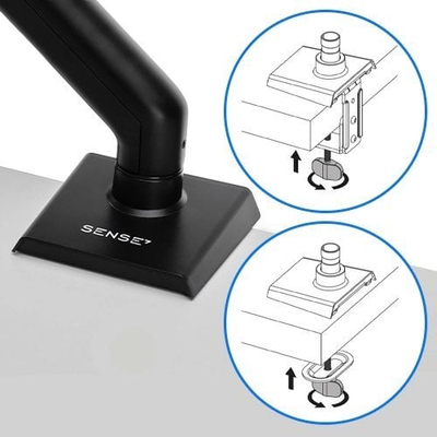 Mbajtëse për monitor SENSE7, 17"-32", e zezë