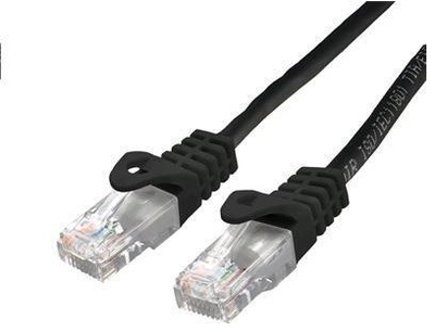 Kabllo rrjeti C-TECH CB-PP6-2BK, Cat6 UTP, 2m, i zi