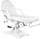 Karrige hidraulike kozmetike Activeshop 234mm, tapiceri PVC, e bardhë