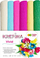 Letër krep Happy Color Craft Paper, set 6 ngjyra, 25x100cm, shumëngjyrëshe