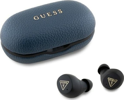 Bluetooth слушалки Guess GUTWSPGTSPSB TWS, ENC, IPX5, сини
