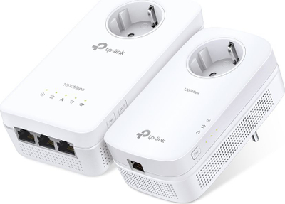 Adapter powerline TP-Link TL-WPA8631P KIT, Wi-Fi AC, 3x Gigabit, i bardhë