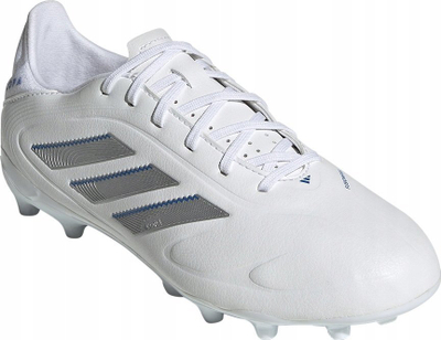 Këpucë futbolli Adidas Copa Pure 3 League Juniors, kalamaj, për bar natyral, të bardha
