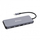 Hub USB C Verbatim CMH 14, 14 porta, 3 ekrane, gri