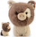 Плишана играчка Daff Teddy Pets, прасенце, кафеава