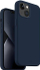 Mbështjellës telefoni Uniq Lino për iPhone 14 Plus, silikon premium, blu deti