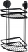 Raft këndor dushi EXCELLENT Metal Corner Shelf KO-C80653650, 2 nivele, 26x18x37 cm, i zi