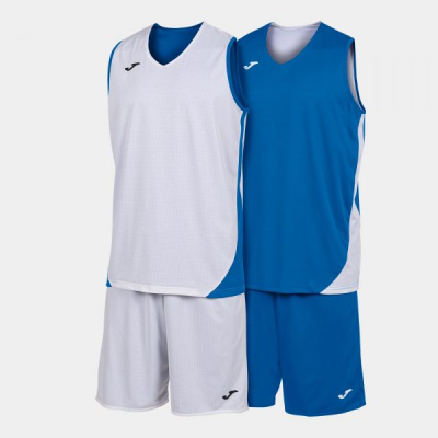 Set sportiv Joma Pack Reversible Kansas, pa mëngë, i kthyeshëm, blu me bojë të bardhë