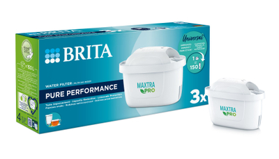 Filter uji Brita MAXTRA PRO Pure Performance, karikula zëvendësuese, set 3 copë