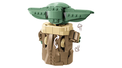 Lodër ndërtimi LEGO Star Wars Grogu with Hover Pram 75403, figurë ndërtuese, 10+ vjeç, shumëngjyrëshe