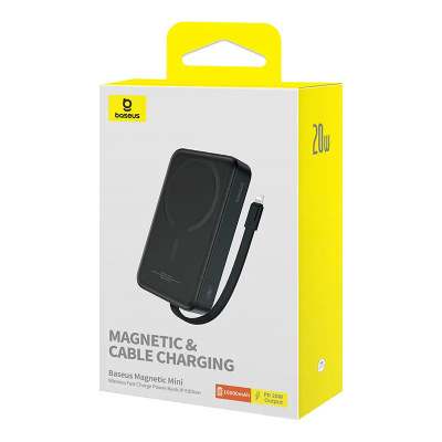 Power bank Baseus Magnetic Mini, 10000mAh, 20W, i zi
