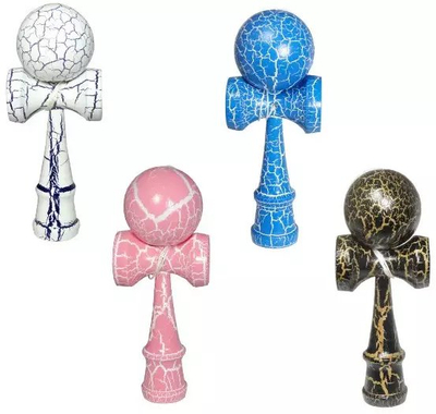 Lodër kendama OTHER Colorful Mix, me ngjyra tunduese, dizajn si e ça në sipërfaqe