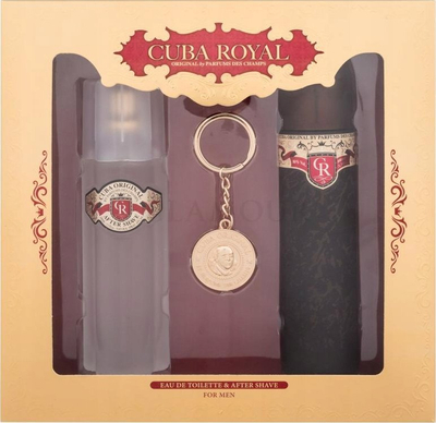 Set Cuba Royal Eau de Toilette, 100ml + losion pas rrojës, 100ml