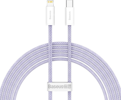 Kabllo karikimi Baseus Dynamic Series Type C në Lightning, 20W, 2m, vjollcë