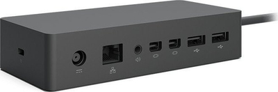 Docking station Microsoft Surface Dock, 2x Mini DisplayPort, Gigabit Ethernet, gri e errët