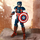 Figurë LEGO Marvel Captain America për ndërtim, 310 copa, 25 cm, me shumë ngjyra