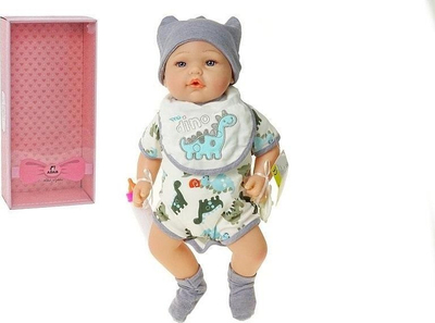 Kukull bebe No Name Baby Doll, 40cm, lodër pelushi, shumëngjyrëshe