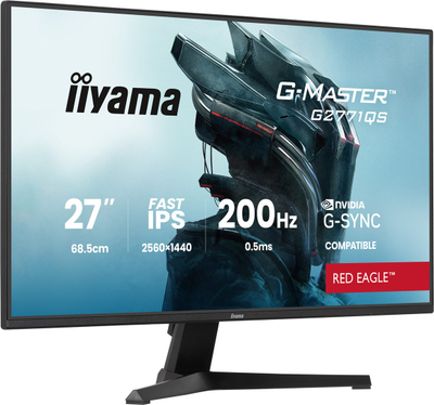 Monitor gaming Iiyama G-MASTER G2771QS-B1, 27", WQHD 2560x1440, i zi