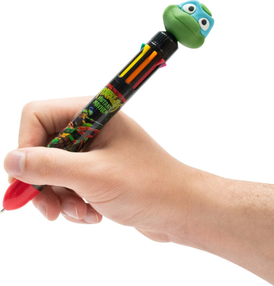 Stilolaps shumëngjyrësh Mutant Mayhem TMNT, 8 ngjyra, majë gome, shumëngjyrësh