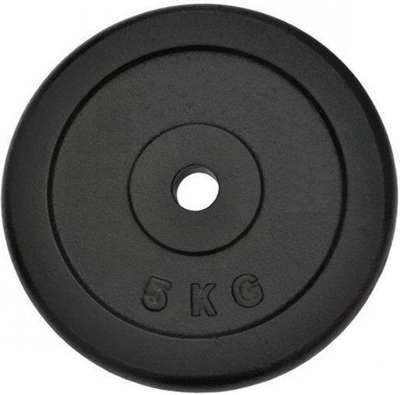 Pesha çeliku Spartan S1220, 2x5 kg, për shufra 30 mm, e zezë