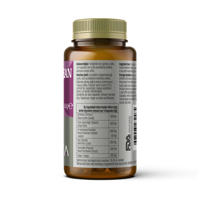 Suplemente TALYA Herbal Hemoclean Hemorrhoid Support, 60 kapsula