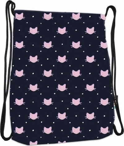 Çantë shpine me litar St. Majewski Meow In Pink Kittens SO-11, xhep me zinxhir, shumëngjyrëshe