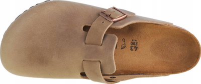 Sabot Birkenstock Boston, lëkurë, nr 45, bezhë