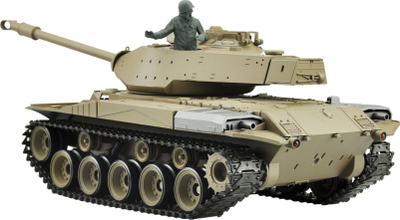 Tank me telekomandë Amewi 23062, shkallë 1:16, bateri rikarikueshme, ngjyrë rëre
