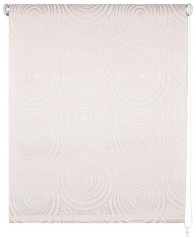 Perde rrotulluese Domoletti, 140x170 cm, poliester, ngjyrë rëre