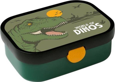 Set dreke Mepal Campus Dino, kuti sanduiçi dhe shishe uji, pa BPA, jeshil