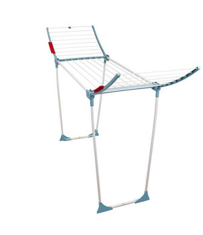 Tharëse rrobash Domoletti, 118 cm, metal plastike, e bardhë
