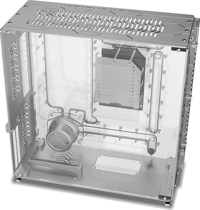 Kasë Singularity Wraith, e argjendtë, Midi Tower