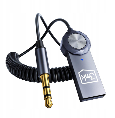 Adapter audio Bluetooth 3mk, USB, Jack 3.5 mm, me mikrofon
