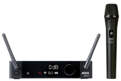 Sistem mikrofoni pa tela AKG DMS300, digjital 2.4 GHz, set me mikrofon dore, i zi