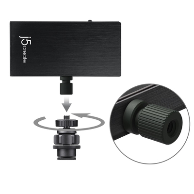 Përshtatës për kamerë J5create JVA02, HDMI në USB-C, 1080p, i hirtë