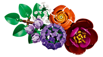 Set LEGO Botanicals Floral Arrangement 10345, aranzhim lulesh dekorativ, shumëngjyrësh