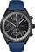 Orë dore Hugo Boss Grand Prix 1513563, kronograf, rrip lëkure, blu e zezë