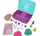 Set loje me rërë kinetike Kinetic Sand Sandyland, kuti që paloset, me erë luleshtrydheje, me ngjyra nga të gjitha