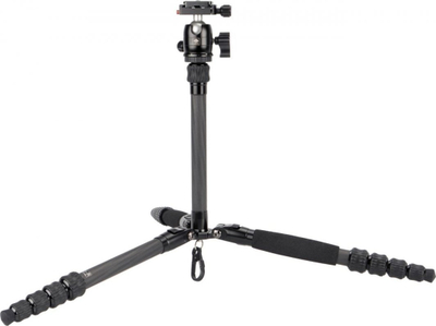 Tripod për kamera Sirui Traveler 5CX, karbon, 138cm, i zi