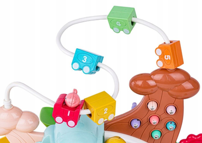 Lodër edukative BOUNN Sensory Ball Track, pistë interaktive me topa, 3+