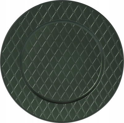 Tabaka dekorative PLATE HOLDER STAND, 33 cm, plastike, jeshile