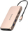 Stacioni dokues Orico XCR 12në1 USB-C, HDMI, DisplayPort, i artë