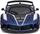 Makina model Bburago Ferrari R&amp;P FXX K EVO, 1:18, numri 27, e kaltër