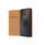 Këllëf telefoni Smart Pro Book Leather për Samsung S25, me kapak, lëkurë, ngjyrë kafe