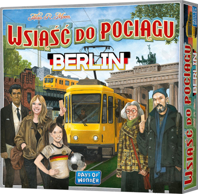 Lojë tavoline Rebel Gra Ticket to Ride Berlin, strategjike, për 2 4 lojtarë