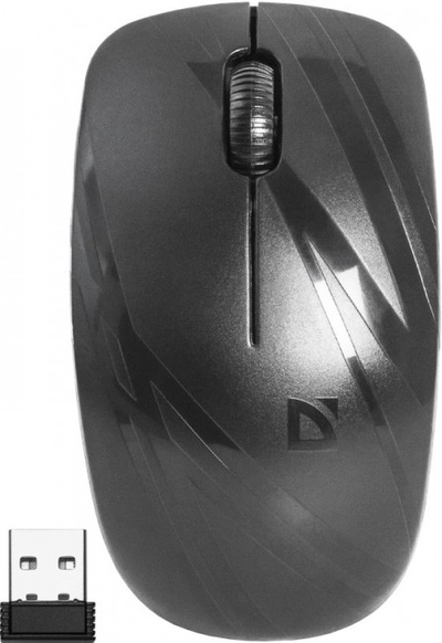 Бежичко глувче Defender Datum MM-035B, 1600 dpi, IR-ласер, црно